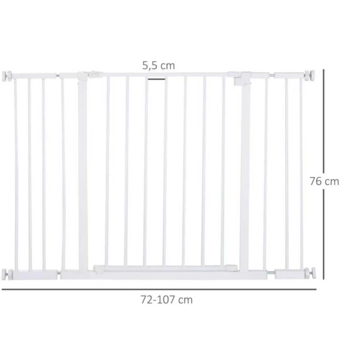 TOYS R US CE Homcom - Barrera Metálica para perro