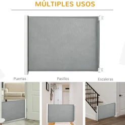 Homcom - Barrera seguridad para interiores* Coleccionables Y Mini Mundos