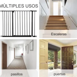 Homcom - Barrera seguridad para mascotas