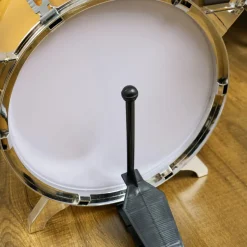 AIYAPLAY Homcom - Batería infantil 6 piezas con taburete Dorado* Música|Electrónicos