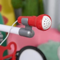 Homcom - Batería infantil con teclado y taburete