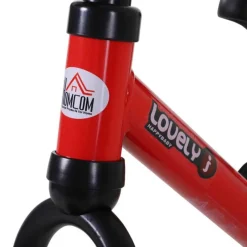 Homcom - Bicicleta de Equilibrio con Pedales Roja* Motos Y Triciclos