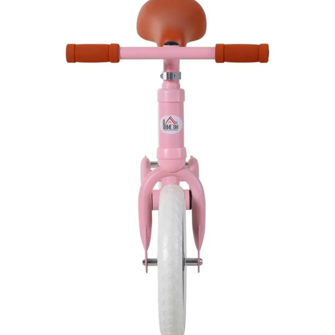 Homcom - Bicicleta de Equilibrio Sin Pedales Rosa