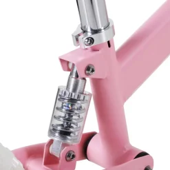 Homcom - Bicicleta de Equilibrio Sin Pedales Rosa
