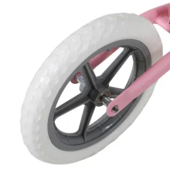 Homcom - Bicicleta de Equilibrio Sin Pedales Rosa