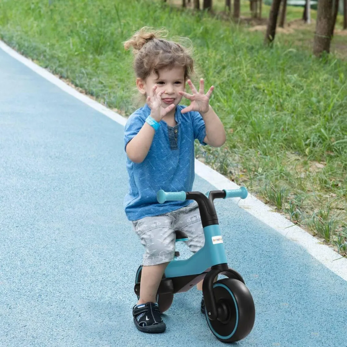 Homcom - Bicicleta sin pedales azul
