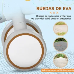 AIYAPLAY Homcom - Bicicleta sin pedales Blanco* Motos Y Triciclos