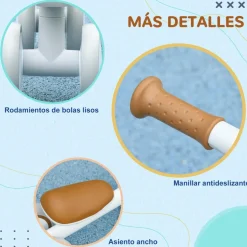 AIYAPLAY Homcom - Bicicleta sin pedales Blanco* Motos Y Triciclos