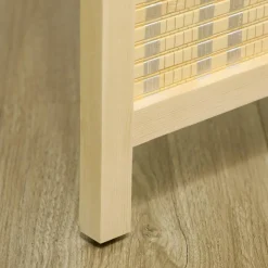 Homcom - Biombo de bambú 4 paneles* Estilo De Vida