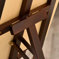 Homcom - Caballete de madera con trípode Marrón* Arte Y Manualidades