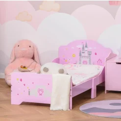 Homcom - Cama infantil 3-6 años color rosa* Estilo De Vida