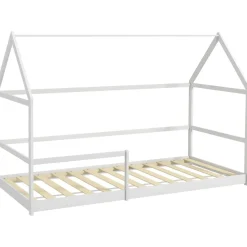 AIYAPLAY Homcom - Cama infantil en forma de casa Blanco