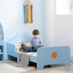 Homcom - Cama infantil espacio Azul