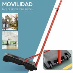 Homcom - Canasta baloncesto ajustable con base* Deportes