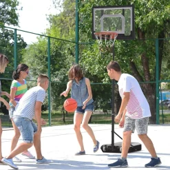 Homcom - Canasta completa baloncesto con base 260 cm