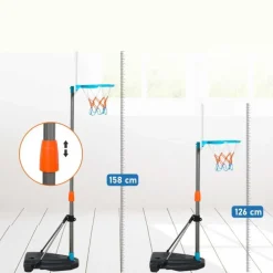 Homcom - Canasta con soporte ajustable