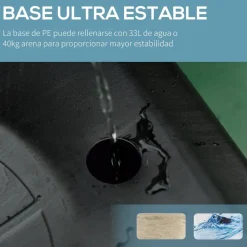 Homcom - Canasta de baloncesto de pie ajustable de 295-261 cm* Deportes