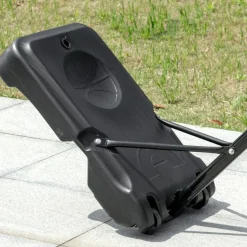 Homcom - Canasta de baloncesto de pie ajustable de 160-210 cm