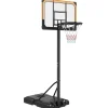 SPORTNOW Homcom - Canasta de baloncesto acero Negro