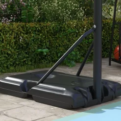 SPORTNOW Homcom - Canasta de baloncesto acero Negro