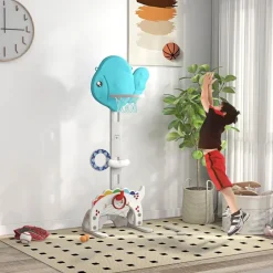 AIYAPLAY Homcom - Canasta infantil baloncesto para interior* Deportes