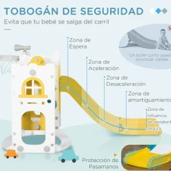 AIYAPLAY Homcom - Castillo juegos 6 en 1 para interior* Entretenimiento·Hamacas Y Columpios