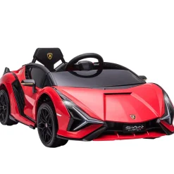 Homcom - Coche de batería Lamborghini con mando a distancia* Vehículos De Batería O A Pedales