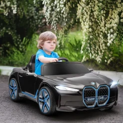 Homcom - Coche elécrico BMW i4 Negro