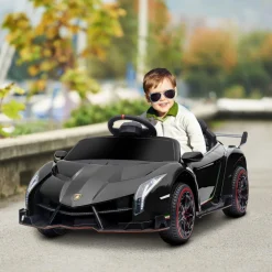 Homcom - Coche elécrico Lamborghini Veneno* Vehículos De Batería O A Pedales