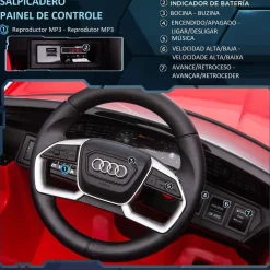Homcom - Coche eléctrico Audi e-tron* Vehículos De Batería O A Pedales
