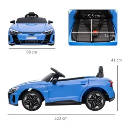 Homcom - Coche eléctrico Audi RS e-tron GT* Vehículos De Batería O A Pedales