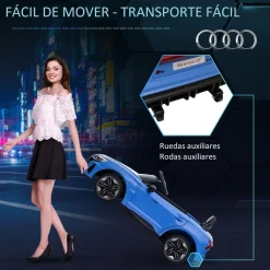 Homcom - Coche eléctrico Audi RS e-tron GT* Vehículos De Batería O A Pedales
