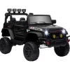 AIYAPLAY Homcom - Coche eléctrico batería 12 V con mando a distancia Negro