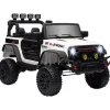 AIYAPLAY Homcom - Coche eléctrico batería 12 V con mando a distancia Blanco