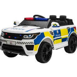 Homcom - Coche eléctrico de policía con mando* Vehículos De Batería O A Pedales