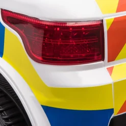 Homcom - Coche eléctrico de policía con mando* Vehículos De Batería O A Pedales