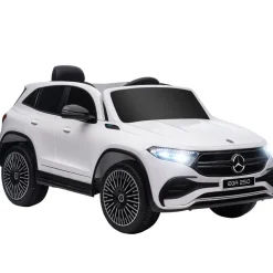 Homcom - Coche Eléctrico Mercedes-Benz EQA Blanco* Vehículos De Batería O A Pedales