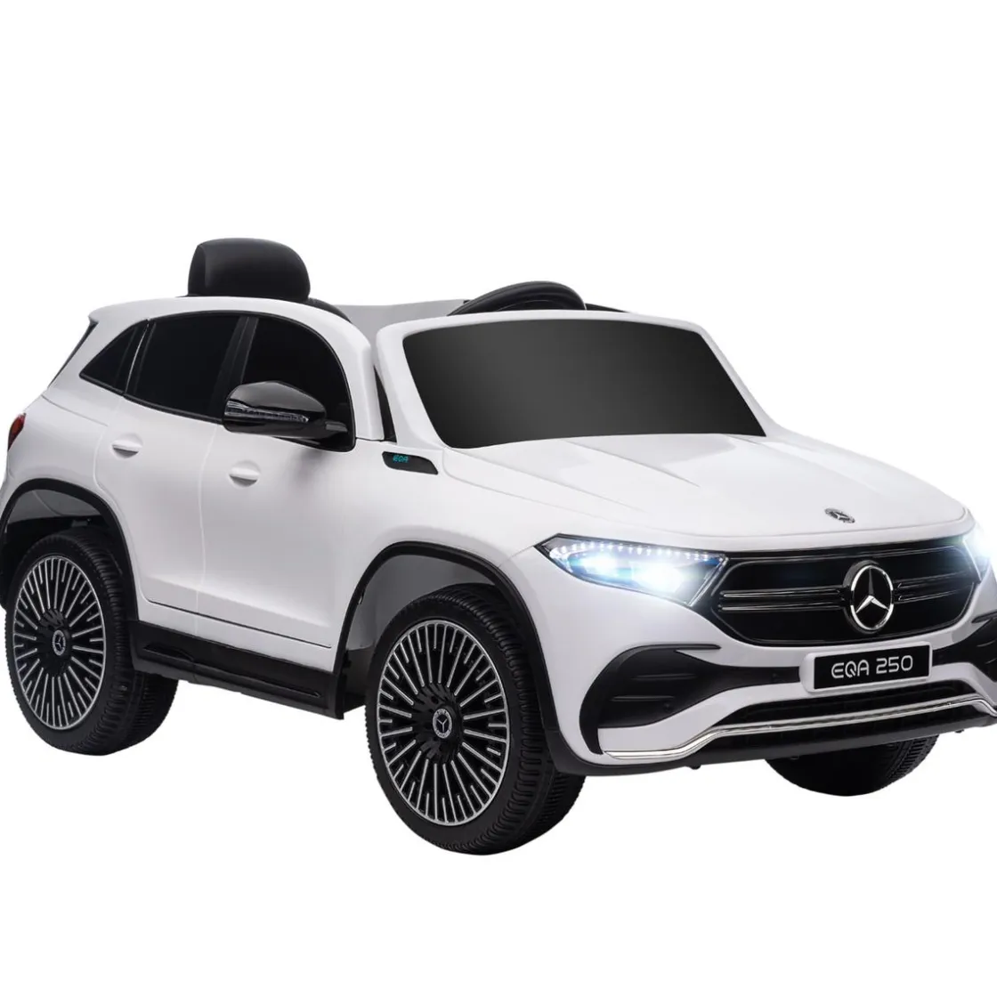 Homcom - Coche Eléctrico Mercedes-Benz EQA Blanco* Vehículos De Batería O A Pedales