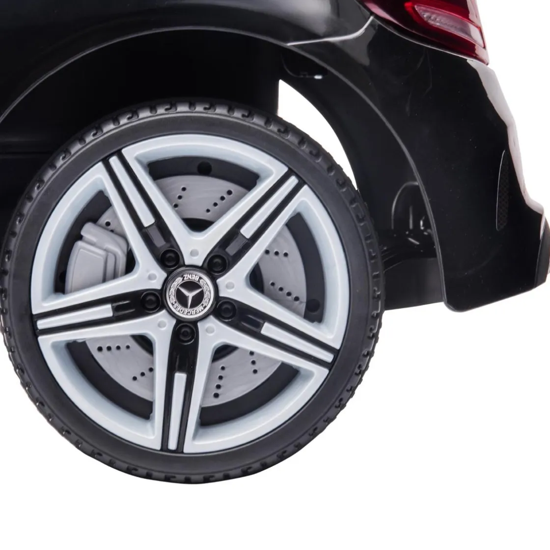 AIYAPLAY Homcom - Coche eléctrico Mercedes SLC 300 Negro con mando* Vehículos De Batería O A Pedales