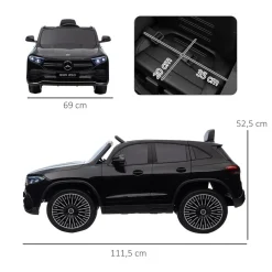 Homcom - Coche Eléctrico Mercedes-Benz EQA Negro