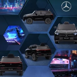 Homcom - Coche Eléctrico Mercedes-Benz EQA Negro