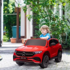 Homcom - Coche Eléctrico Mercedes-Benz EQA Rojo
