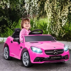 Homcom - Coche eléctrico Mercedes rosa