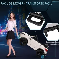 Homcom - Coche eléctrico SUV blanco* Vehículos De Batería O A Pedales