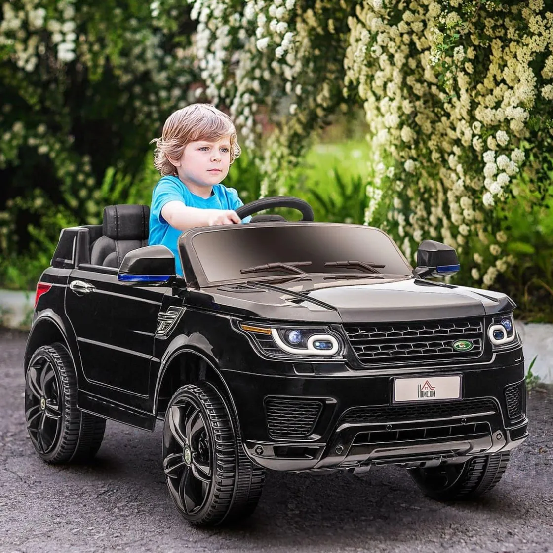 Homcom - Coche eléctrico SUV negro* Vehículos De Batería O A Pedales