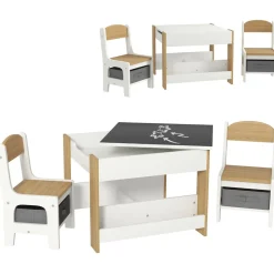 Homcom - Conjunto de Mesa con Sillas* Estilo De Vida