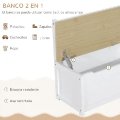 Homcom - Conjunto Mesa + Banco + 2 sillas infantiles Madera* Entretenimiento·Hamacas Y Columpios|Estilo De Vida
