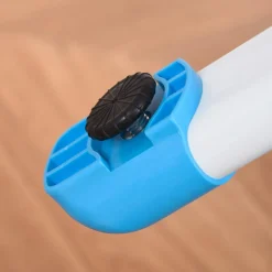 Homcom - Conjunto Pupitre reclinable + Silla Azul