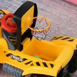 Homcom - Correpasillos 4 en 1 Excavadora Juguete* Vehículos De Batería O A Pedales