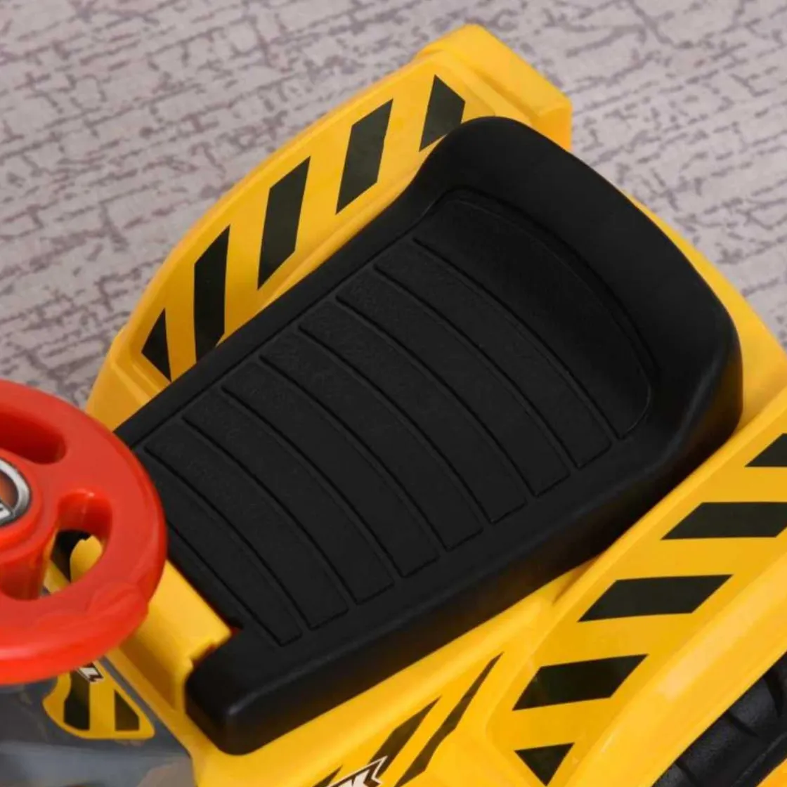 Homcom - Correpasillos 4 en 1 Excavadora Juguete* Vehículos De Batería O A Pedales